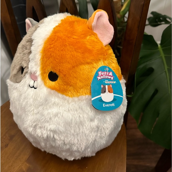 Squishmallows Toys Squishmallow Fuzzamallow Everett Guinea Pig 2 Inch Tricolor Plush Poshmark